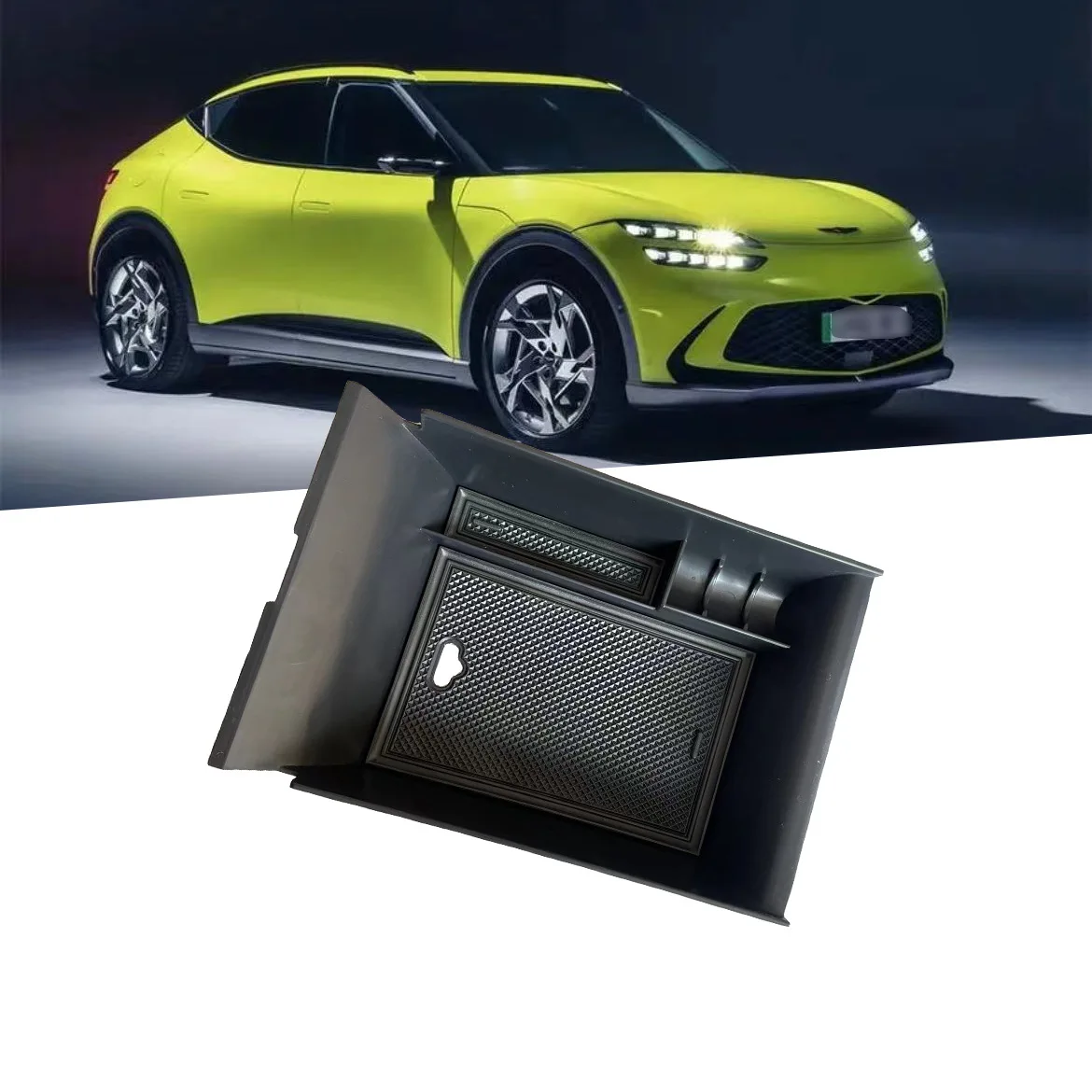 

For Genesis GV60 central control, interior decoration, and storage box modification Car storage box