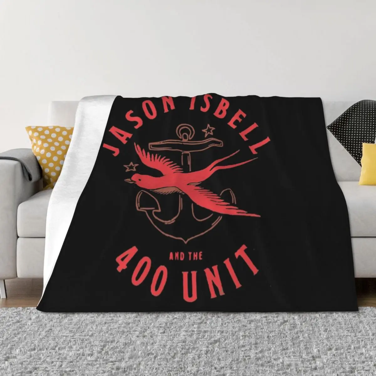 

Jason Isbell And The 400 Unit Throw Blanket Thermals For Travel Cute Flannel Fabric Blankets