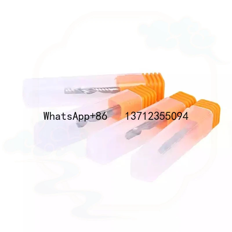 

1 шт., 5A, спиральная фреза с одной канавкой, концевая фреза с ЧПУ, твердосплавная фреза для акрилового ПВХ, МДФ, фреза Feramentas Marcenaria