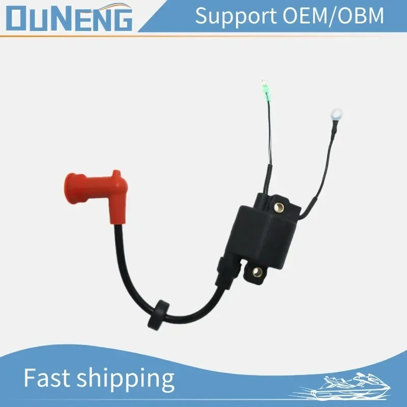 

OUNENG NEW Outboard Ignition Coil Assy 6H3-85570-10 Yama-ha Outboard Engine 50HP 60HP 70HP Outboard Motor 6H3-85570 6H3-85570-00