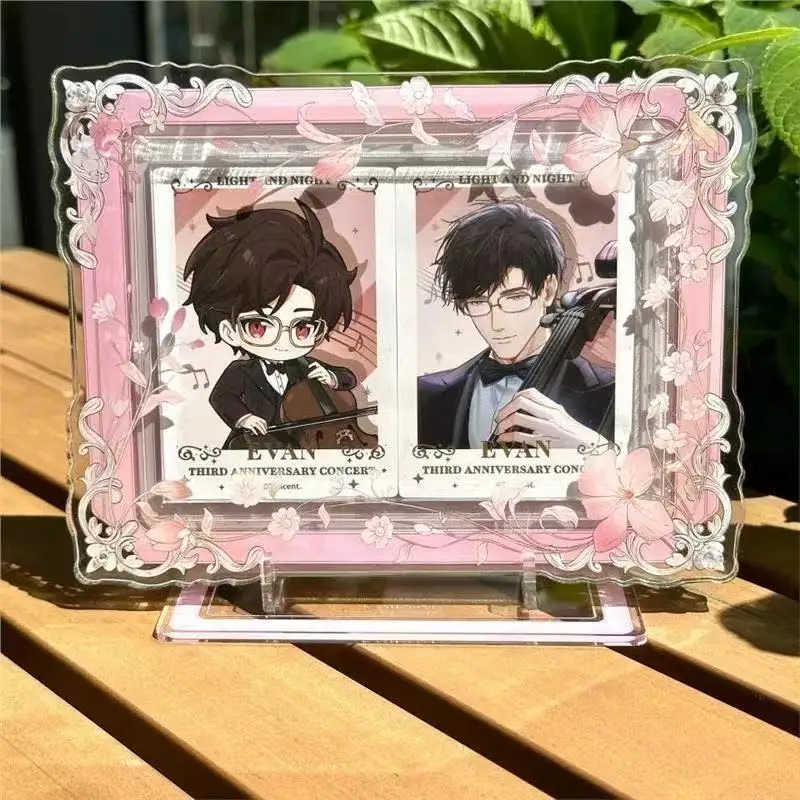 6 Inch Creative Acrylic Photo Frame Storage Display Stand Card Holder for Instant Cameras Valley Beauty Anime Card Display Case