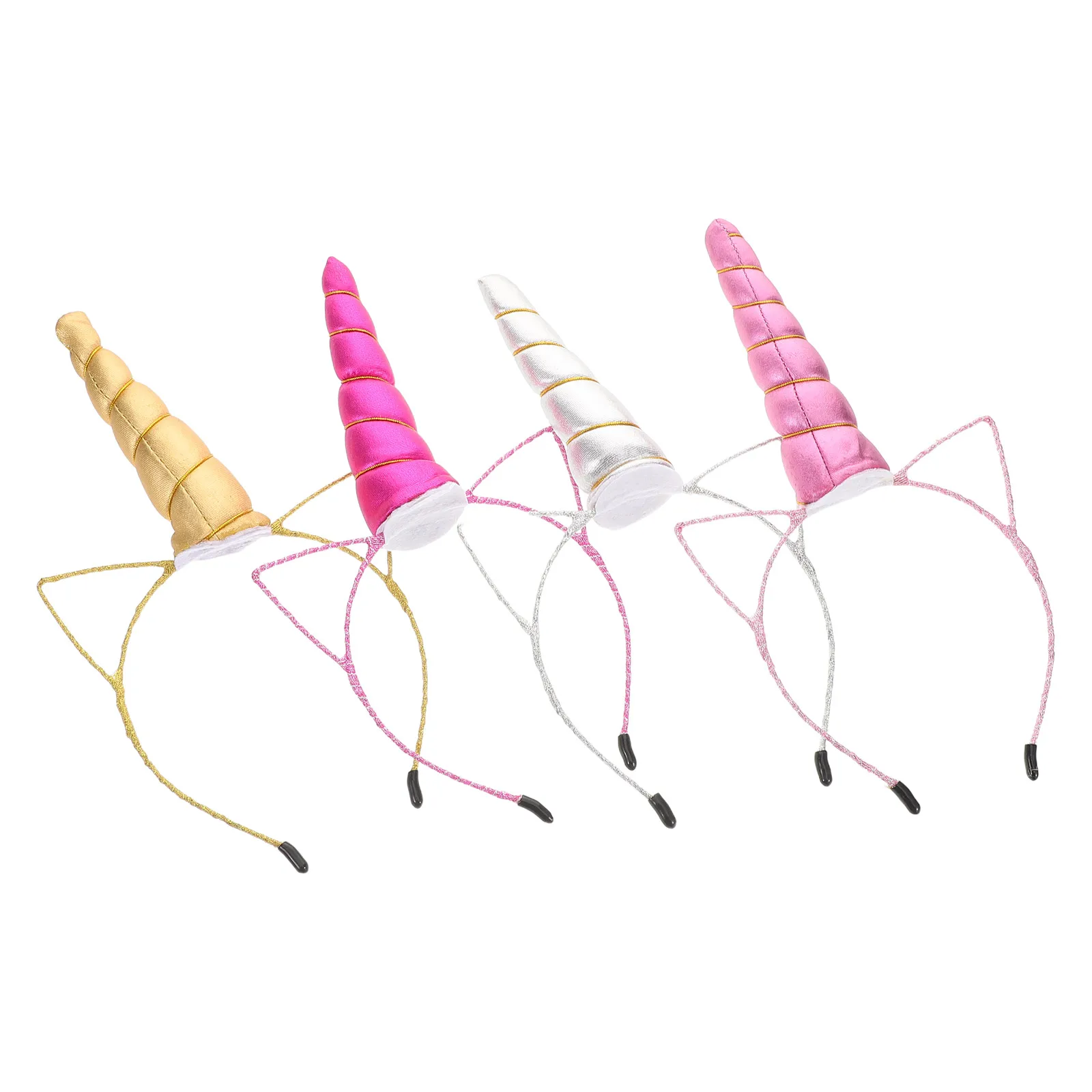 

4 Pcs Unicorn Headband Girls Hair Accessories Birthday for Women Headbands Cute