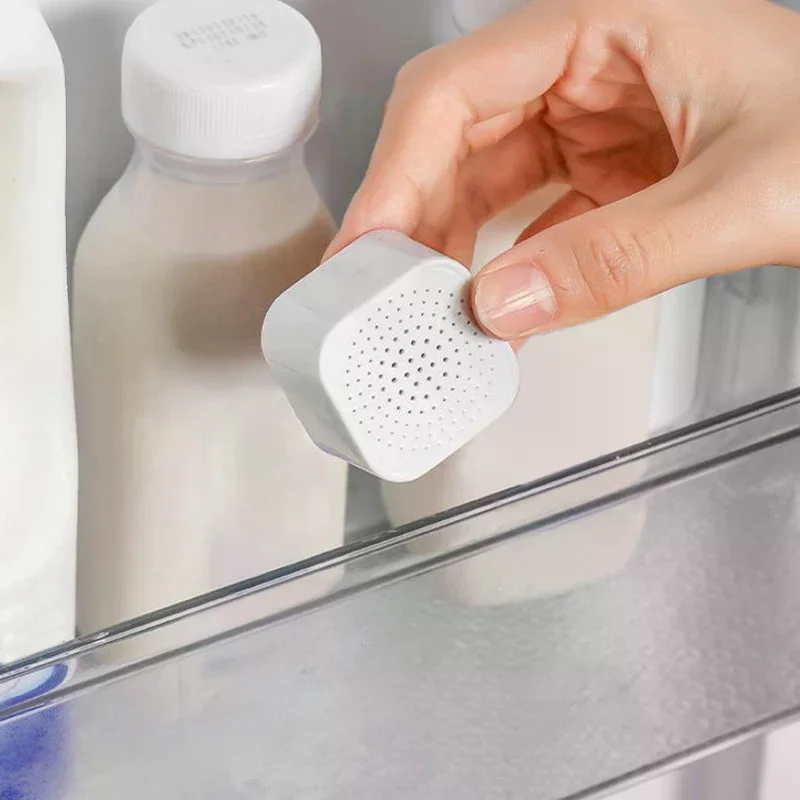 6pcs Refrigerator Odor Removal Box Activated Carbon Purification Bags Formaldehyde Reduction Home Aseptic Deodorizer Tool Set