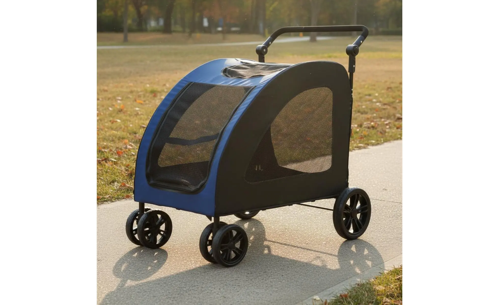 Large Dog Stroller Breathable Mesh Foldable Dog Stroller Supportive Ride Removable Liner for Outdoor Walks, Travel Large Dog Stroller Breathable Mesh Foldable Dog Stroller Supportive Ride Removable Liner for Outdoor Walks, Travel