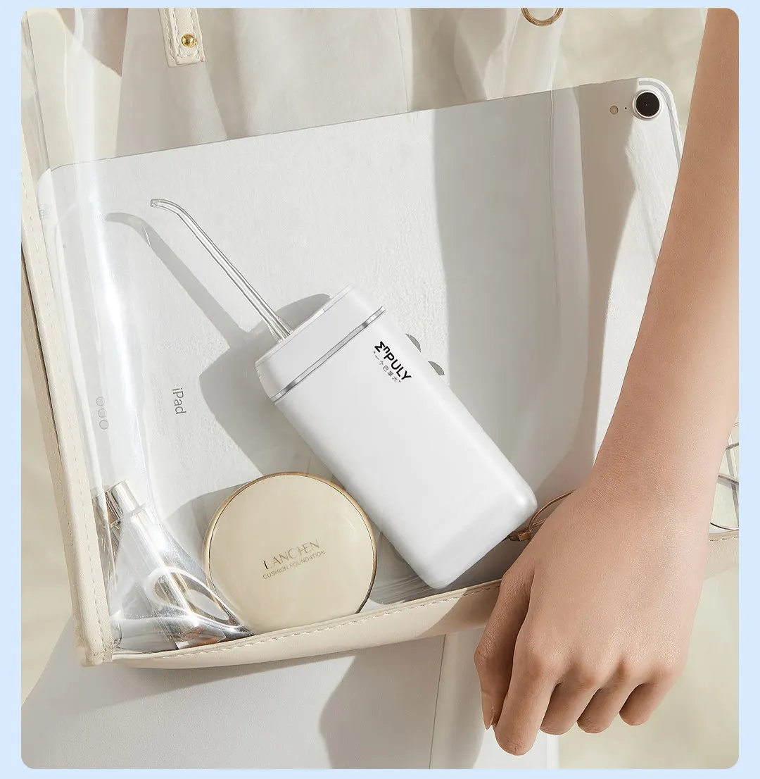 Enpuly แบบพกพาขนาดเล็กทันตกรรม Flusher M6 Plus น้ำ Flosser Oral Irrigator IPX8กันน้ำ Type-C FDA PC ธุรกิจเดินทาง