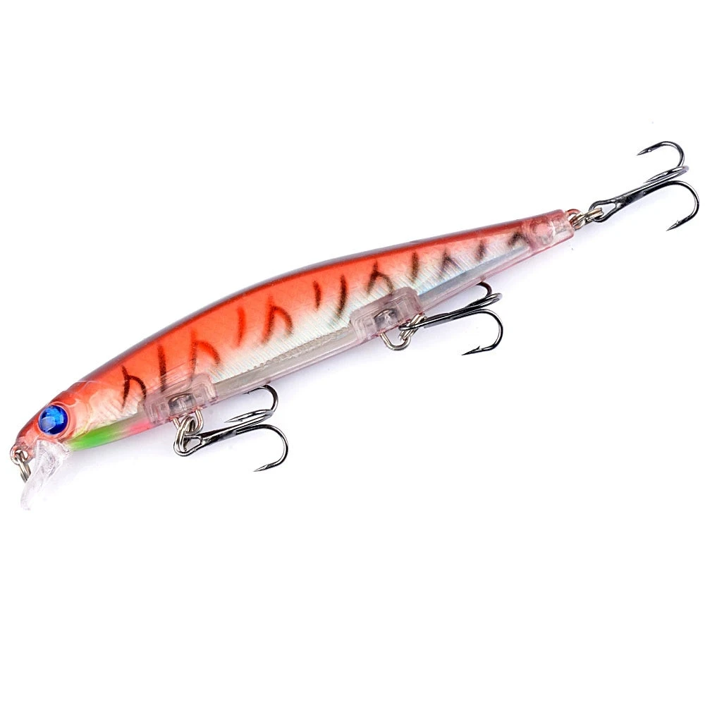 1pc Laser Sinking Minnow Fishing Lure 11cm/13.5g Long Cast Trolling Artificial Hard Bait Jerkbait Pike Carp Fishing Tackle - view 4