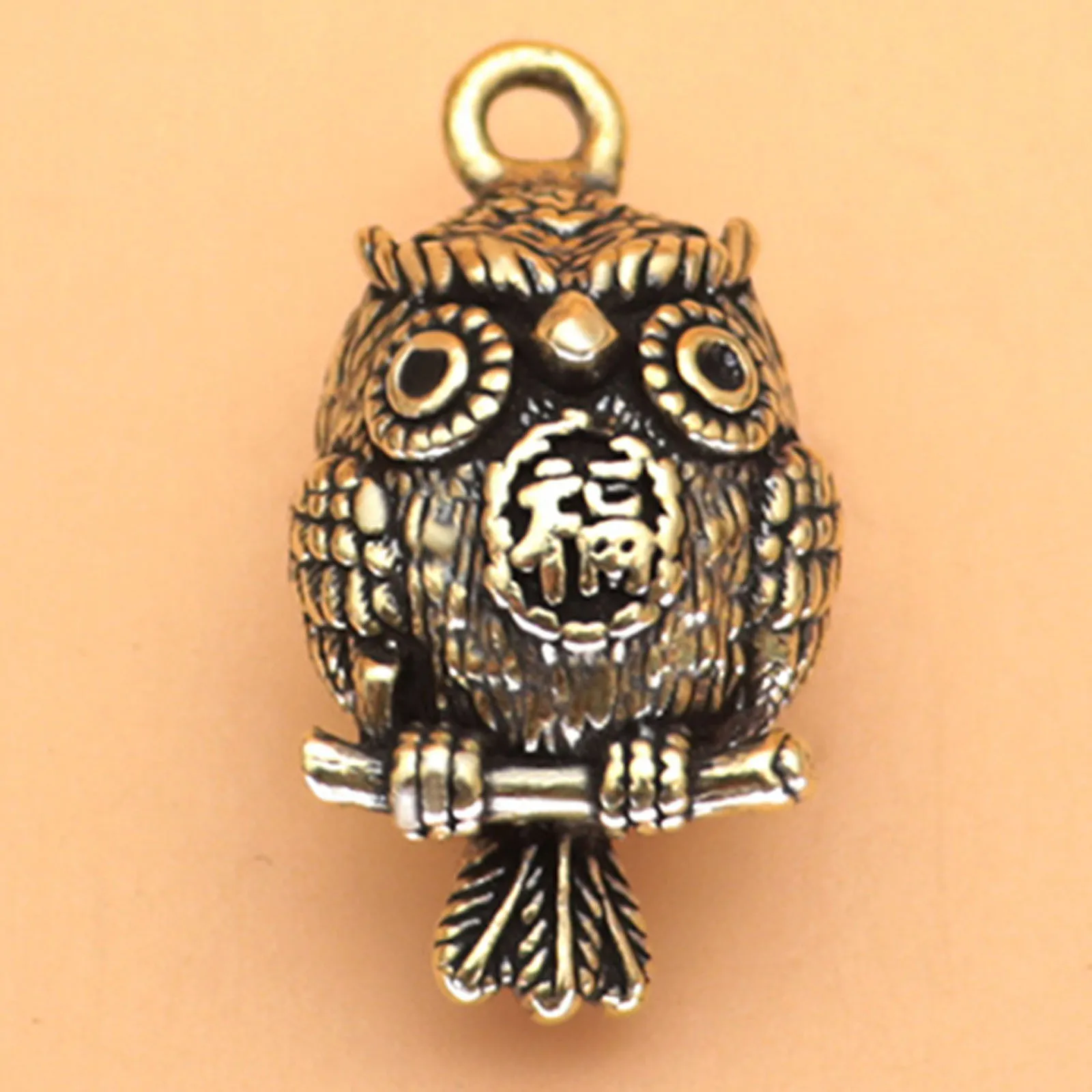 1PCS Owl Car key chain Retro Charm  Charms Pendant DIY Ornament Miniature Keychain Jewelry Home Decoration Craft Souvenir Gift