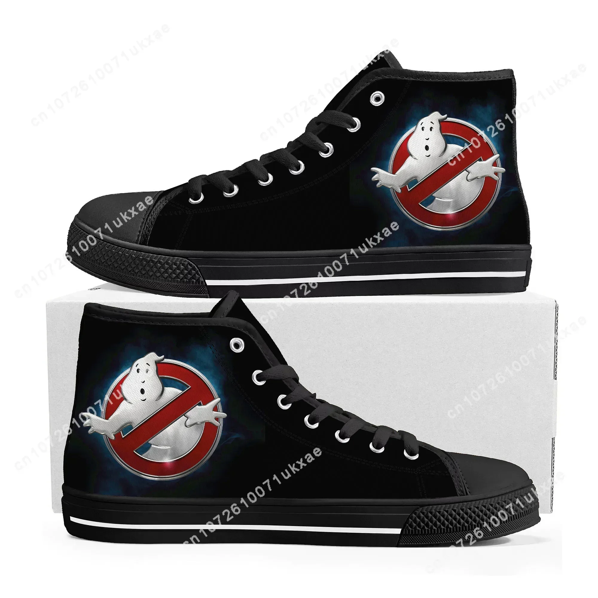G-Ghostbusters classic movie High Top High Quality Sneakers Men Women Teenager Canvas Sneaker Casual Custom Shoes Customize Shoe