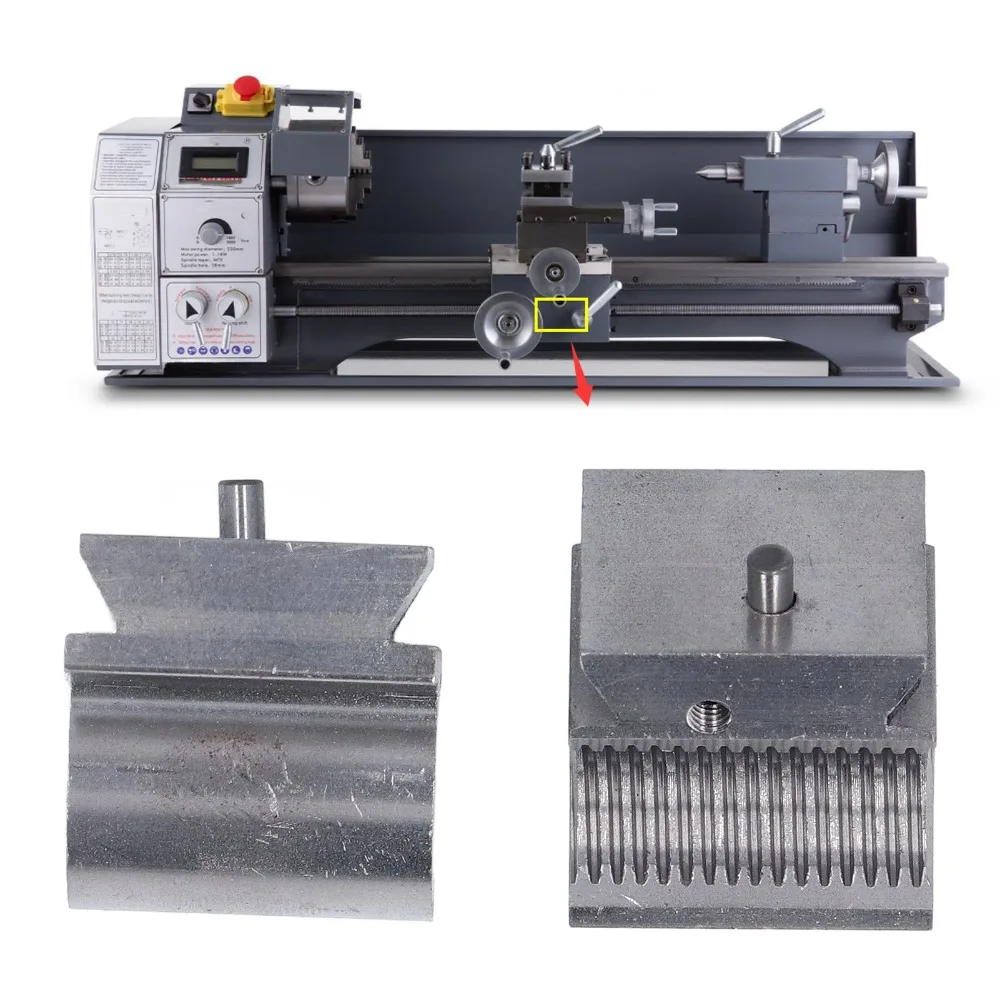 

2pcs 2.0mm Pitch Lathe Metric Half Nut 16mm Diameter Powder Metallurgy High Precision Half Nut Tr16x2.0mm Thread Feed Screw Nut