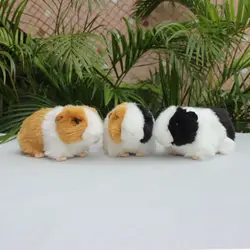 Simulated Animal Cavy Domesticated Guinea Pig Cavia Porcellus Mouse Rat Pet Model Plush Toy Stuffed Doll Girl Boy Birthday Gift