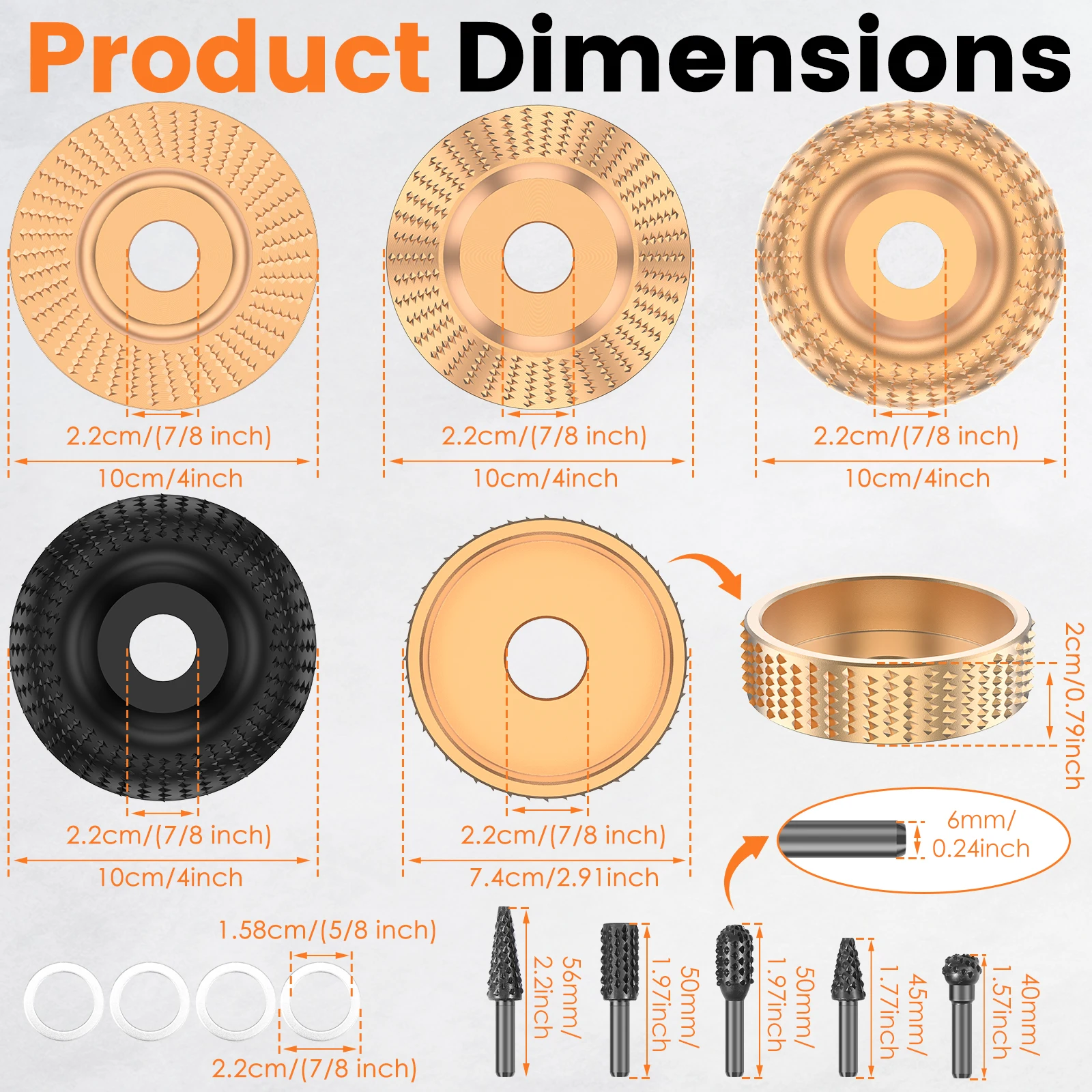 Wood Grinding Polishing Wheel - огляд і ціна Angle Grinder 4.5