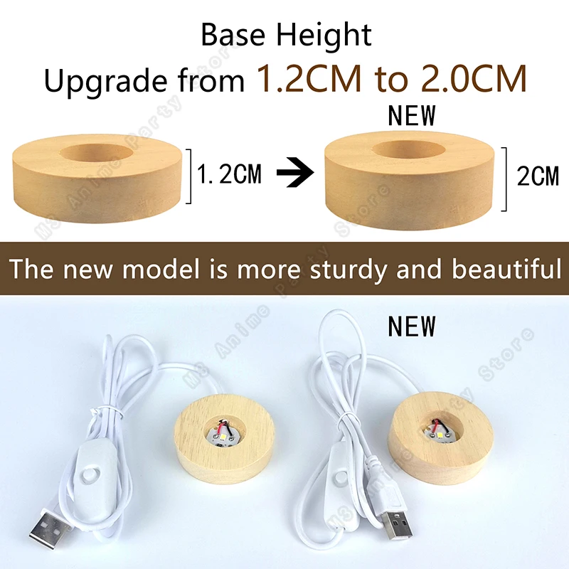 독특한 3D 크리스탈 볼 야간 조명 LED 램프 침실 탁상용 발광 은하 램프 토성 행성 달 생일 선물 장난감 5cm 썸네일 6