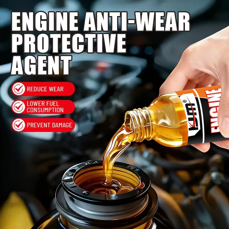 KJM Engine Anti-Wear Agent Oil Additive Reduce Wear Prolong Life Noise Reduction Oil Treatment For Diesel Car Engine