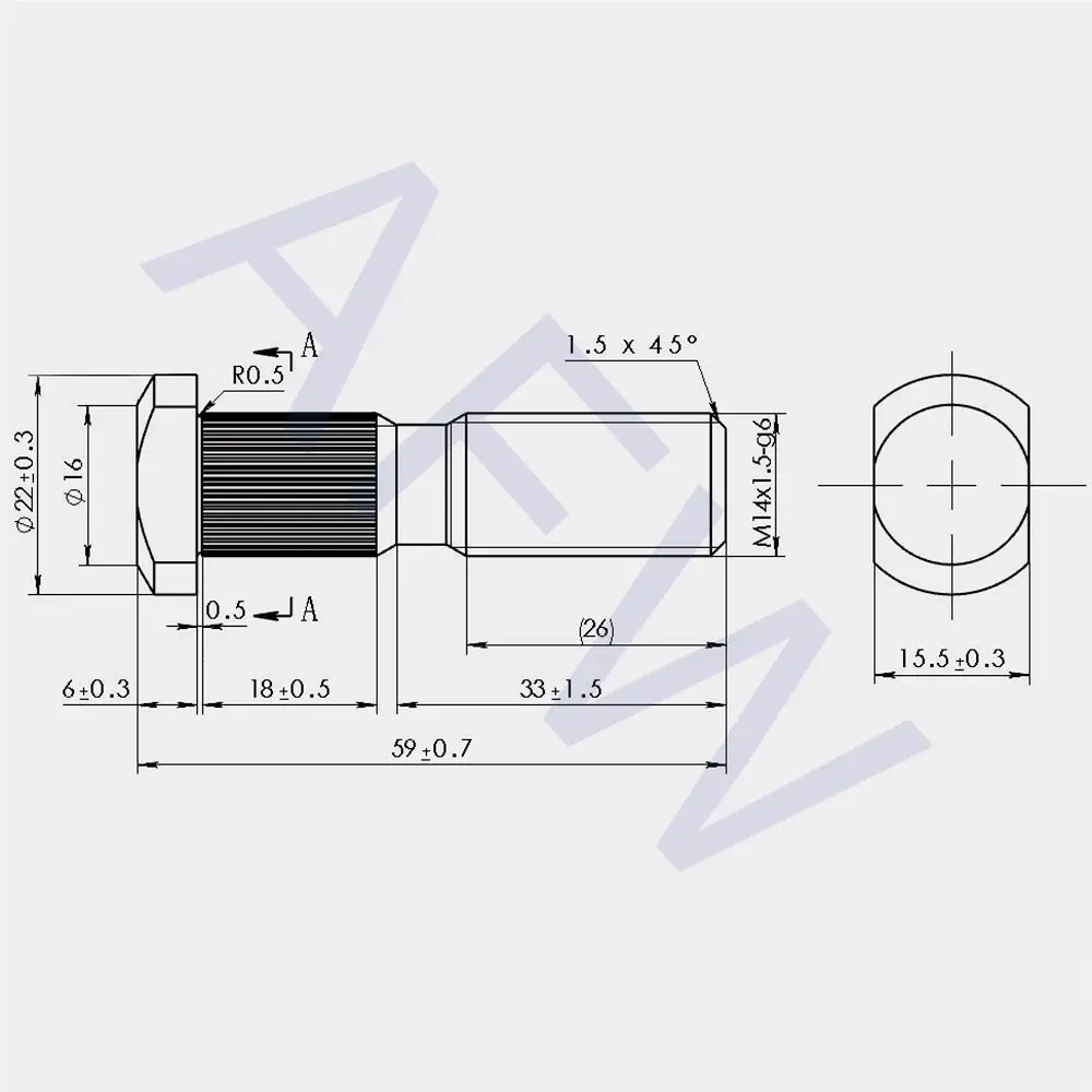 23654-32042G/23654-34051,Bolt & Nut ,For 1-1.8T Heli forklift truck