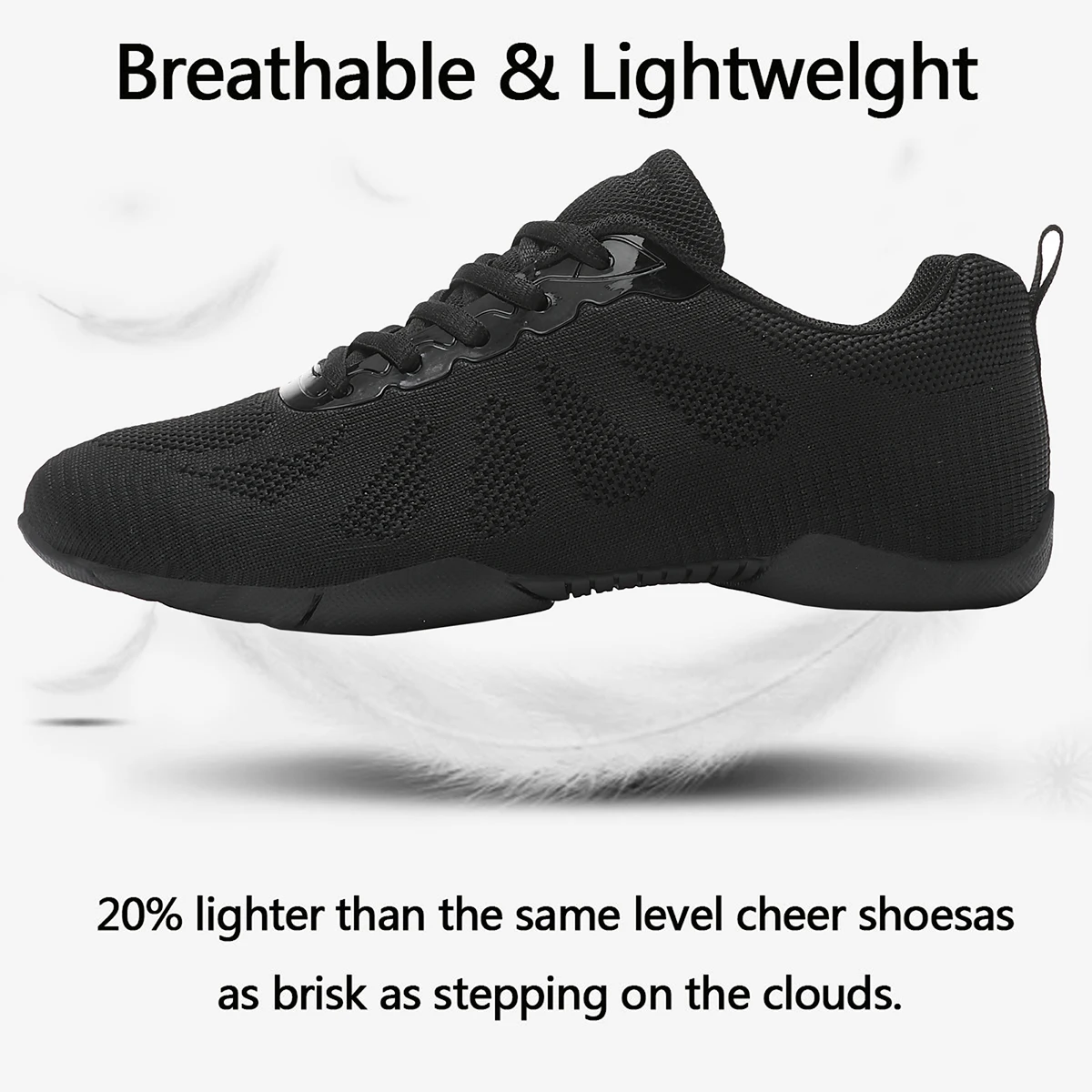 Marwoo 2316 Cheerleader-Schuhe für Mädchen Weiße Hip-Hop-Tanzschuhe Jugend-Cheerleading-Sportschuhe Gymnastik-Trainingsschuhe – Detail 9