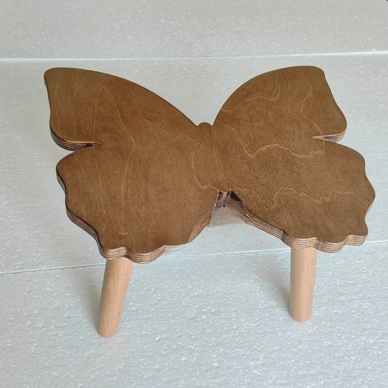 

Butterfly edge stool Butterfly stool DIY handmade stool Shoe change