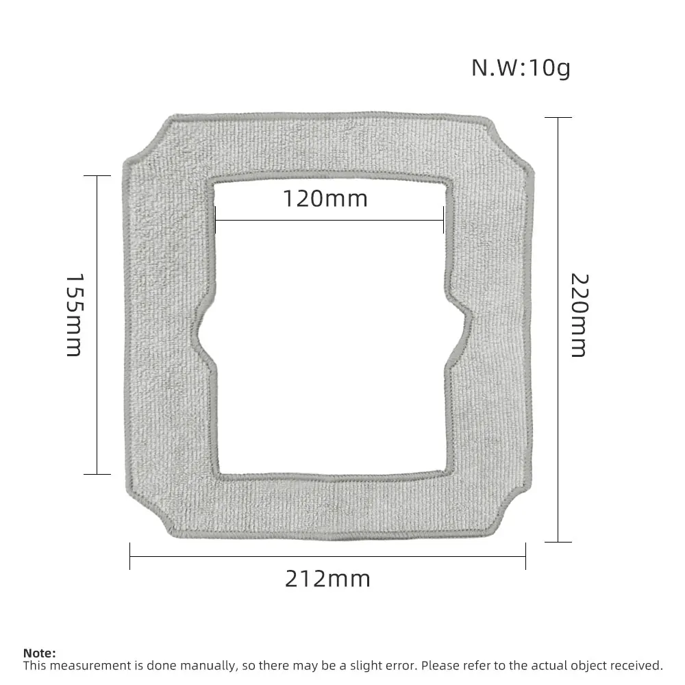 Mop Doek Rag Compatibel Voor Ecovacs Winboot Mini Stofzuiger Onderdelen Vervanging Accessoires