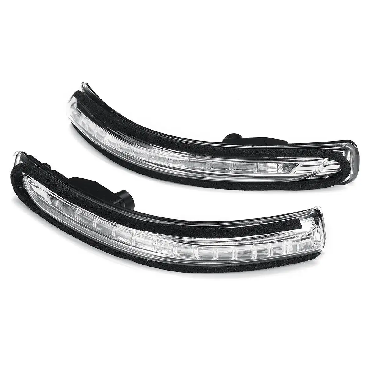 Pair Amber LED Rearview Mirror Lamp Indicator Turn Signal Blinker Light for KIA Rio MK3 2012-2016 87614-1W000 Car Accessories