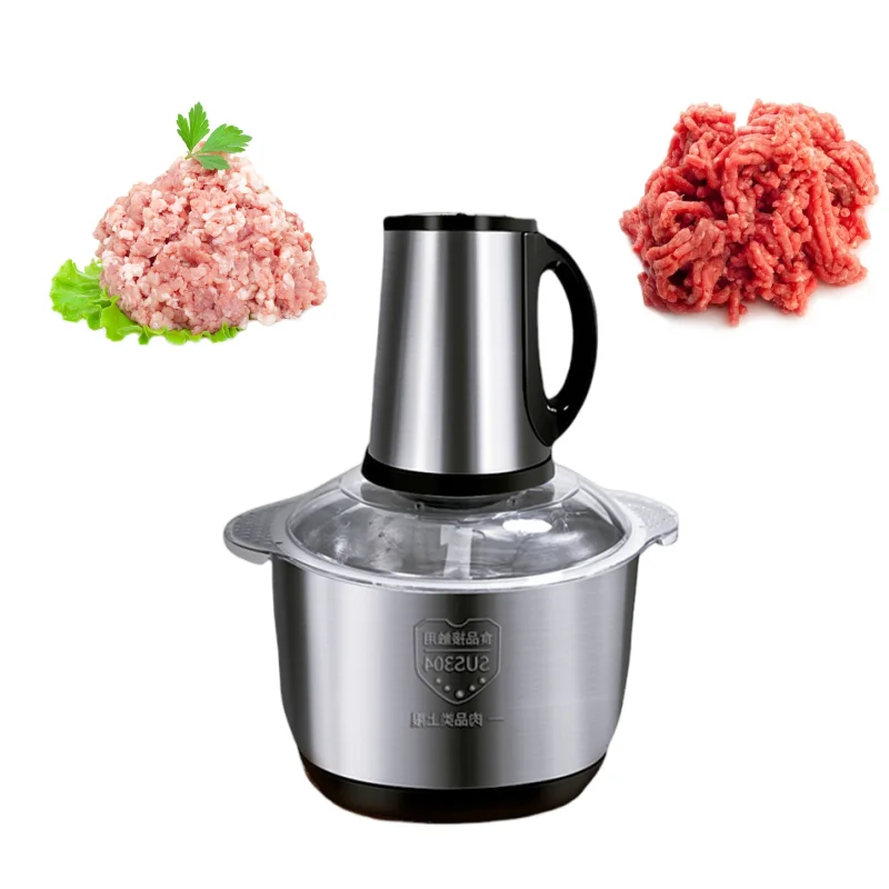 Home & kitchen fantastic supplies table top stainless steel meat mincer electric industrial meat grinder celery chopper