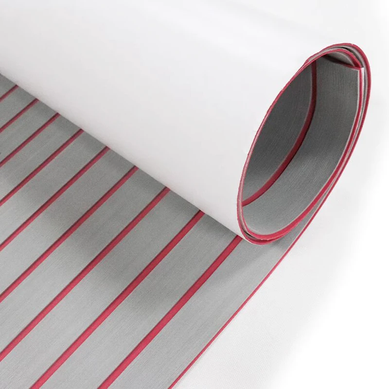 

Материал для палубы лодок из ЭВА-пены, имитирующий тик, 2400*450 мм, водонепроницаемый, для яхт, понтонов, моторных лодок, нескользящий, коричнево-черный