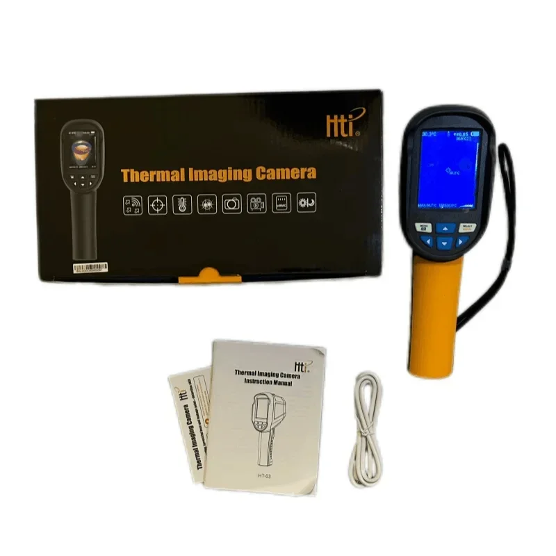 Termocamera Hti HT-03 Termocamera a infrarossi portatile Temperatura 120x90 Risoluzione Rilevamento per riscaldamento a pavimento con tubi
