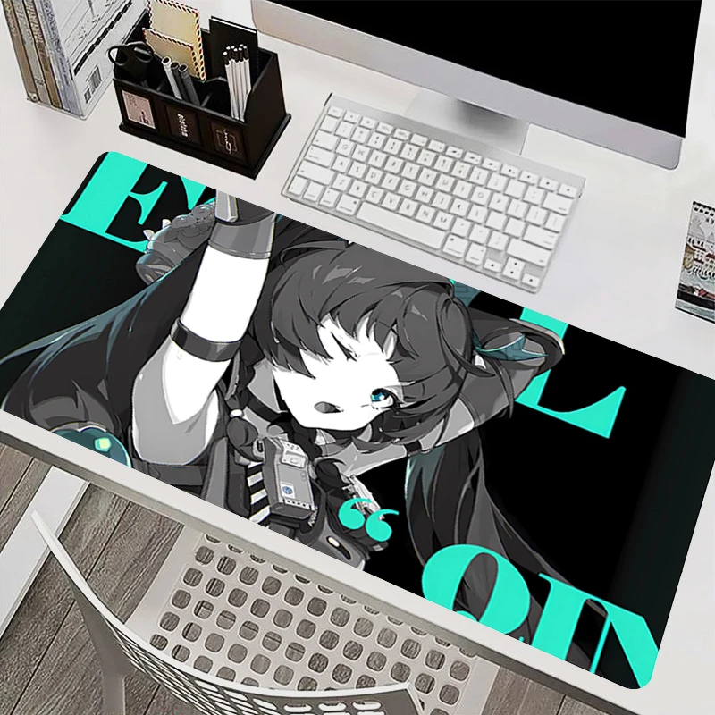 Large Gaming Mouse pad Anime keyboard pad Designed specifically Z-zenless Zone Zero Qingyi e-sports desk mat Computer Mousepad