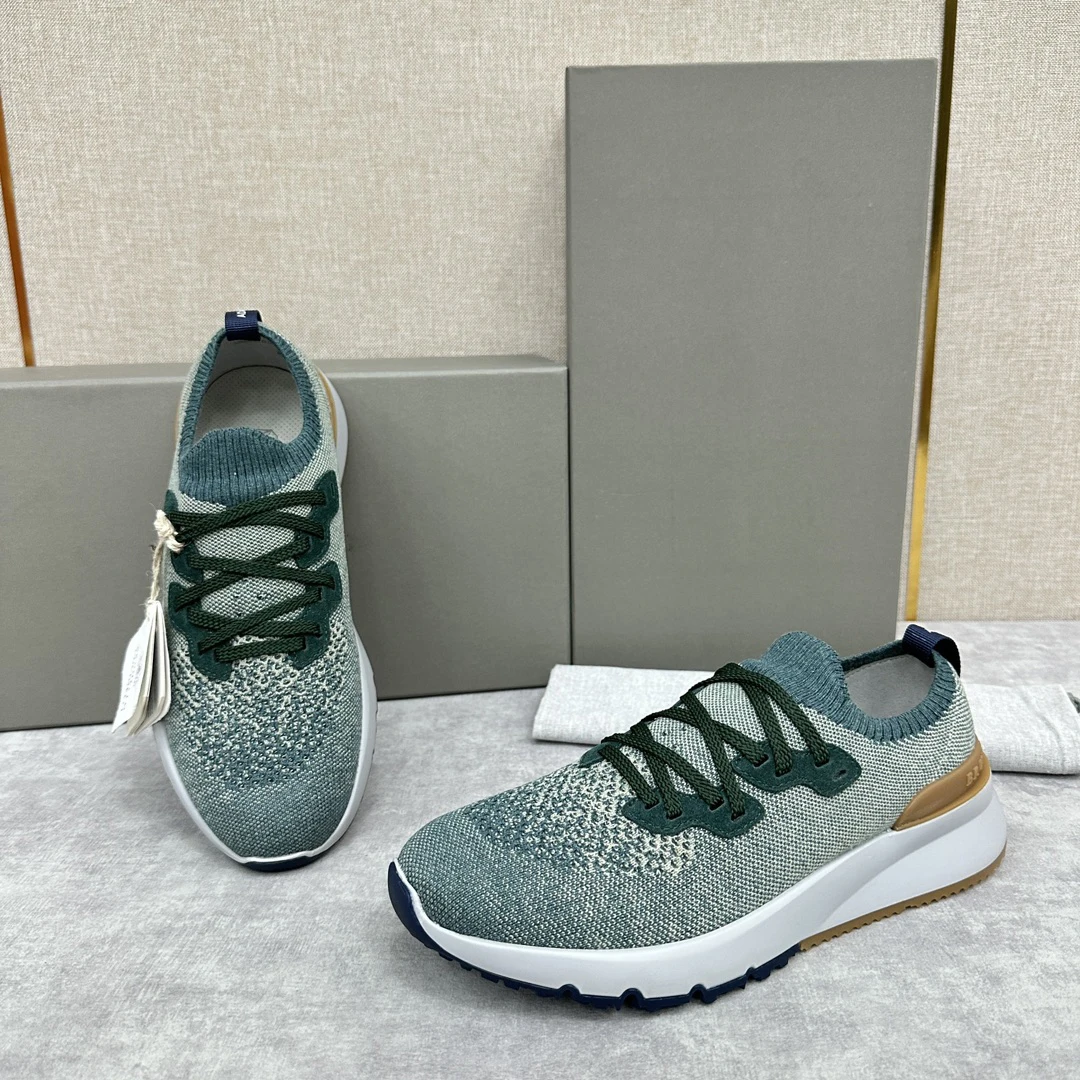 Luxury Brand BC Sneakers Knitted Low Top Casual Sports Shoes Women Casual Sports Sneaker