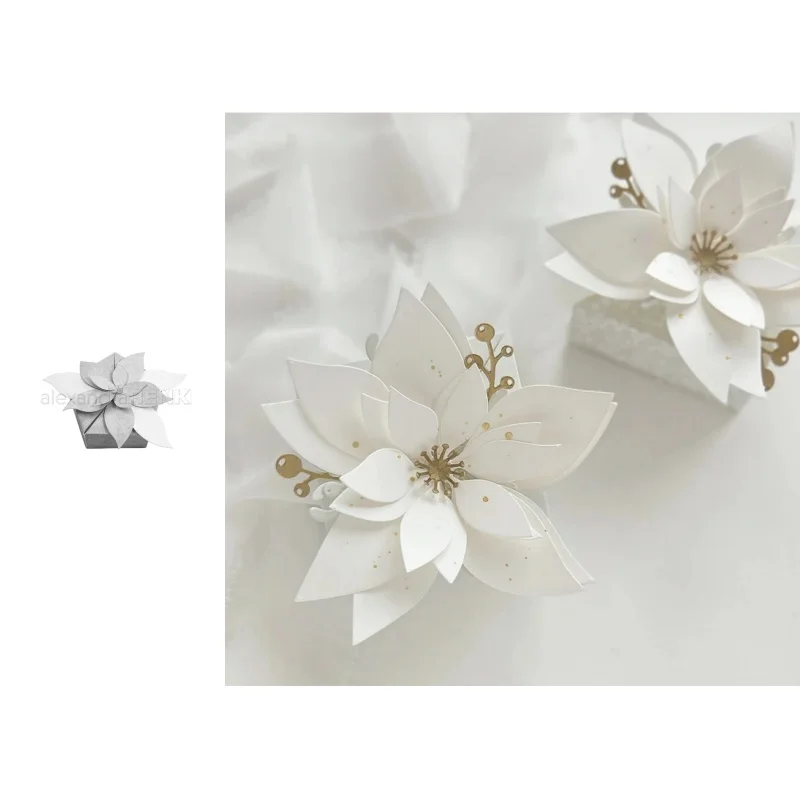 Neues Produkt Vorverkauf Blumen Eltern-Kind Stanzformen DIY Scrapbook Album Dekoration Geprägte Papierkarte