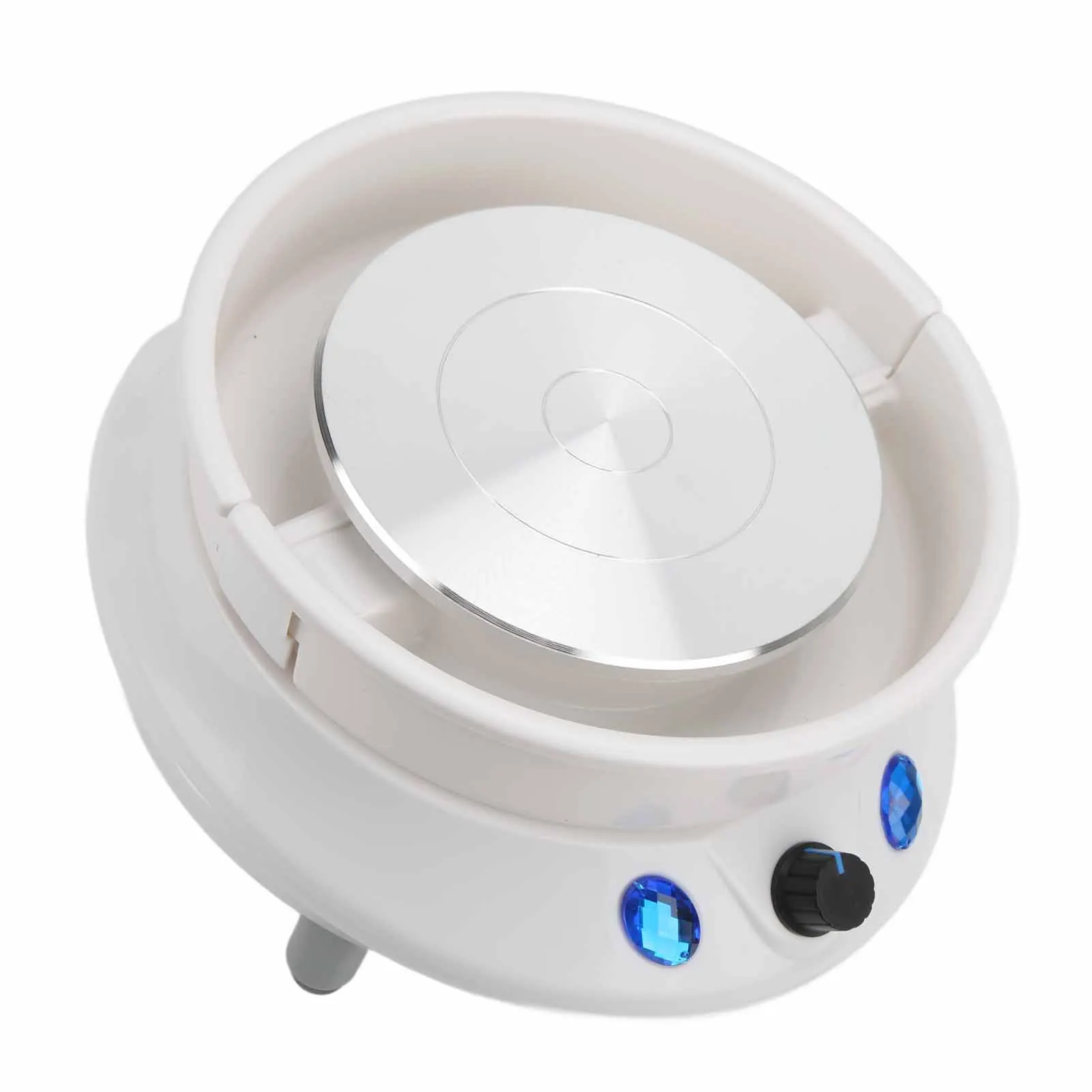 Electric Pottery Wheel Humanized Design Compact Structure 200 RPM Mini Pottery Wheel for Pottery DIY Shop 100-240V