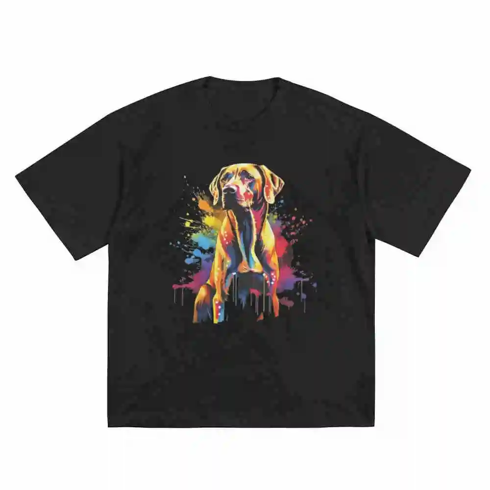 Rhodesian Ridgeback Cute Dog Short Sleeve Tee 100% Cotton T-Shirt