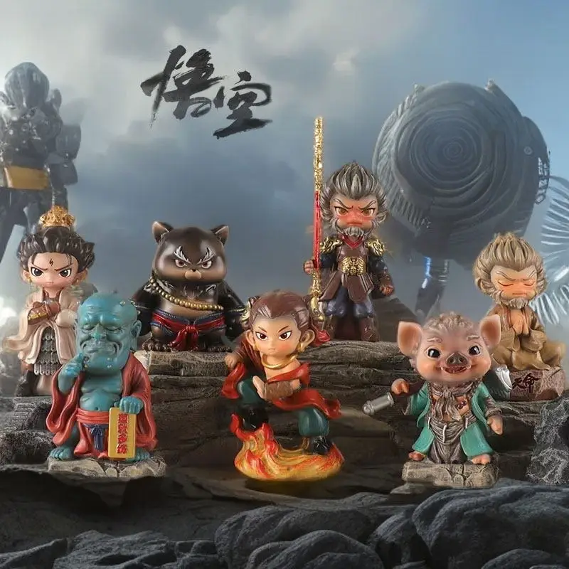 

Black Myth: Wukong Journey Tothe West World Blind Box Game Role Anime Figure Model Dolls Car Desktop Decoration Boy Toys Gift
