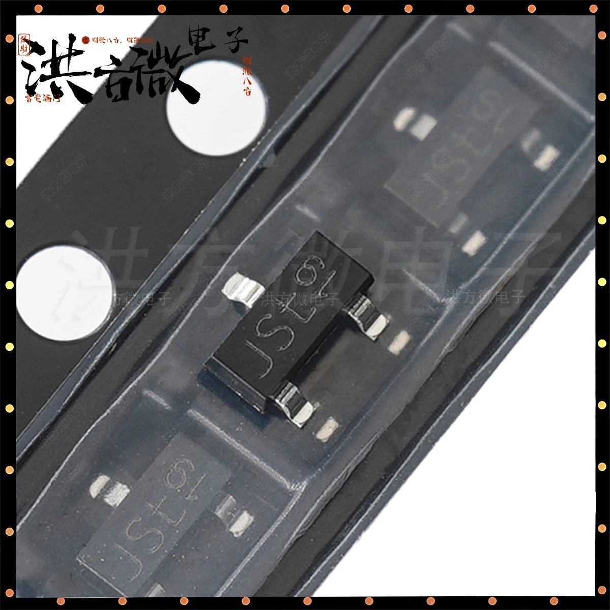 100PCS BAS21,215 Marking JSt JS* SOT-23 236 250V 1.25V@200mA 0.2A NEW Original Standalone High-voltage switching Universal diode