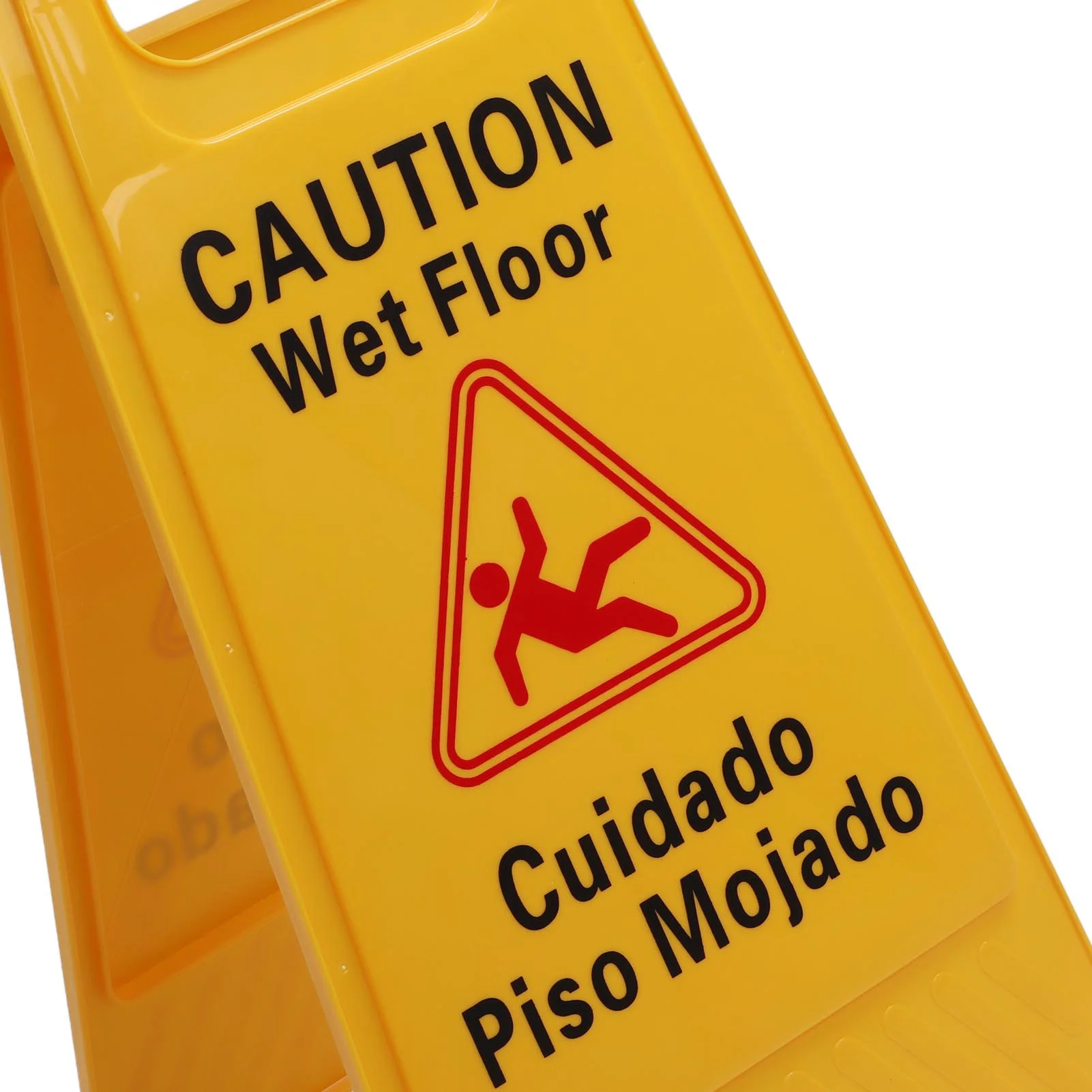 12 قطعة علامة أرضية قابلة للطي علامة أرضية مبللة قابلة للطي إطار تحذير علامة أرضية بلاستيكية على الوجهين للأماكن الداخلية والخارجية #6