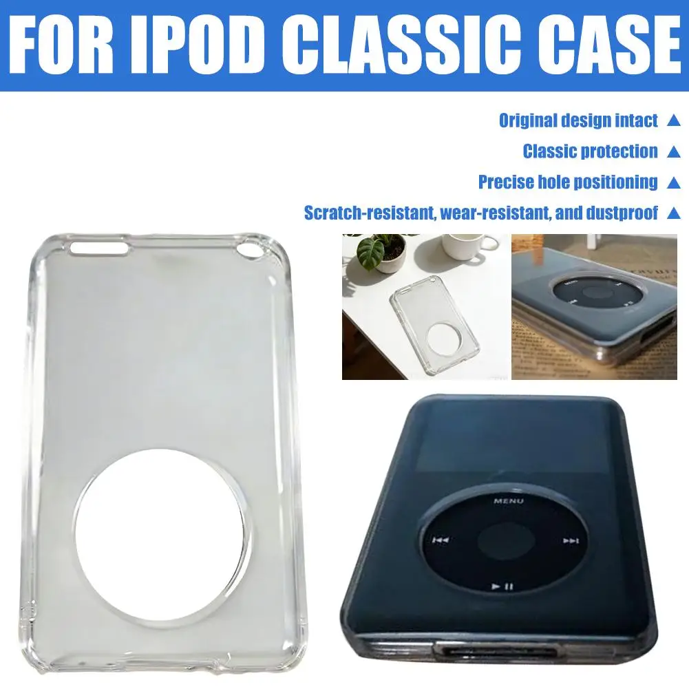 Protective Case For Apple IPod Classic Clear Plastic Cover Crystal Shell For Ipod Classic Hard Cover Case Protector
