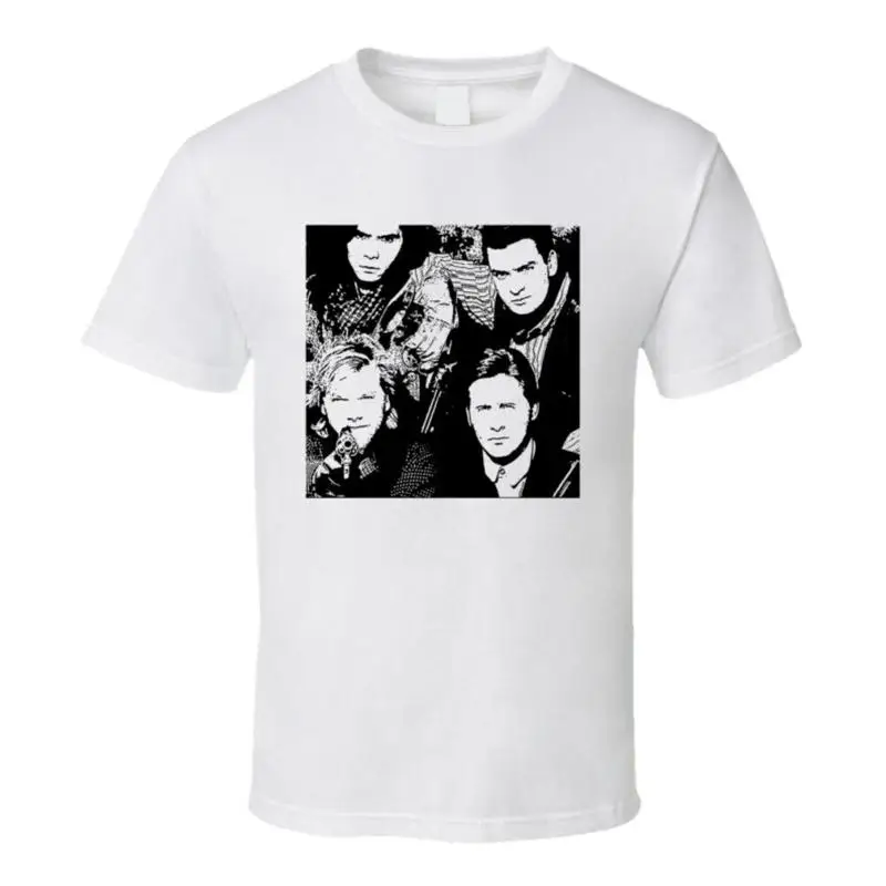 Camiseta de los Estrellas del Cine Western de Estevez, Sutherland, Diamond, Phillips y Sheen