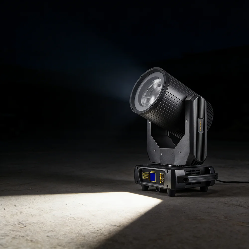 

400W LED Adjustable Zoom Moving Head Fresnel Light COB Fill Light CTO Color Correction For Bars Weddings, Banquets, Stage Events