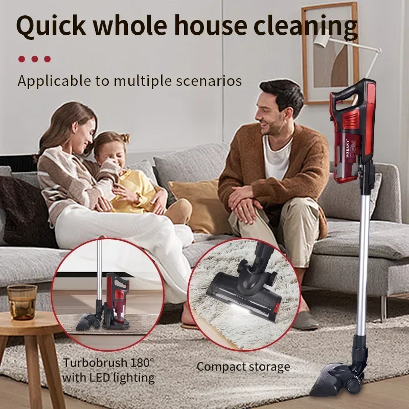 Houselin Cordless Stick Vacuum , Handheld Vacuum Cleaner