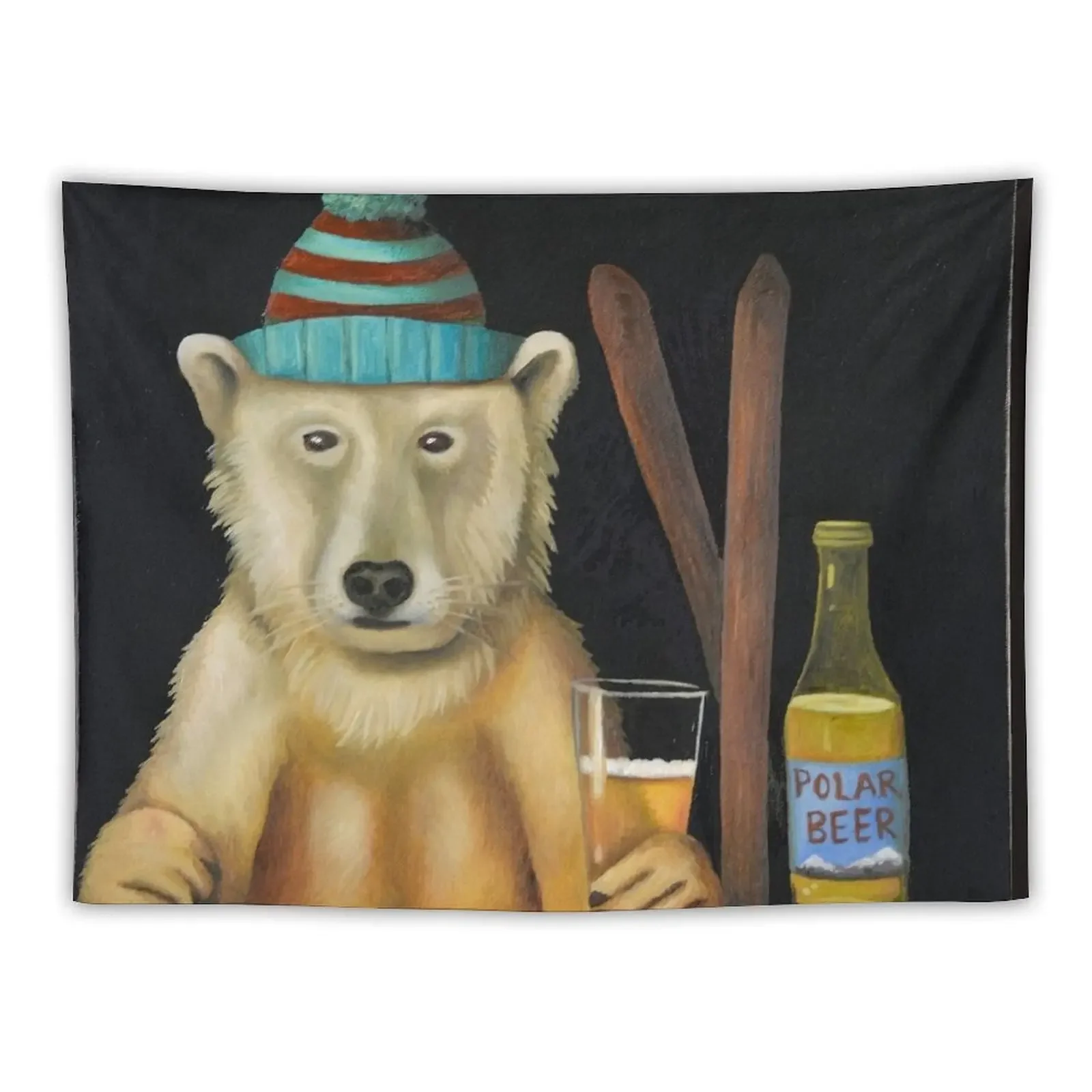 

Polar Beer Tapestry Kawaii Room Decor Carpet On The Wall Wallpaper Tapestry