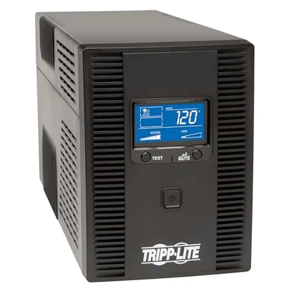 1500VA Smart LCD UPS Battery Backup 10 Outlets AVR Surge Protection USB Tel & Coax 3 Year