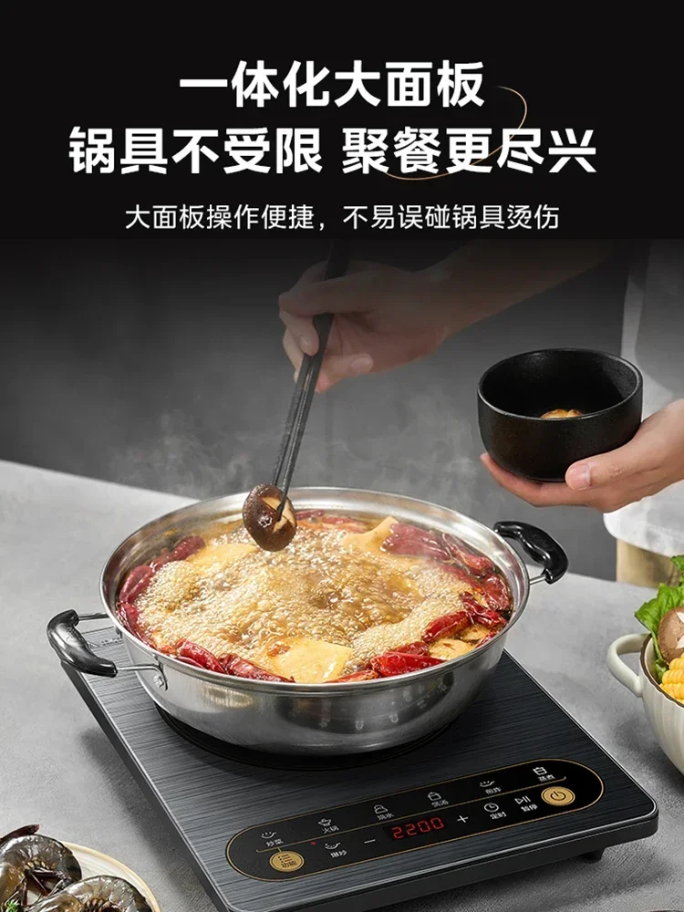 220V High Power Induction Cooker with Large Heating Zone for Efficient Cooking