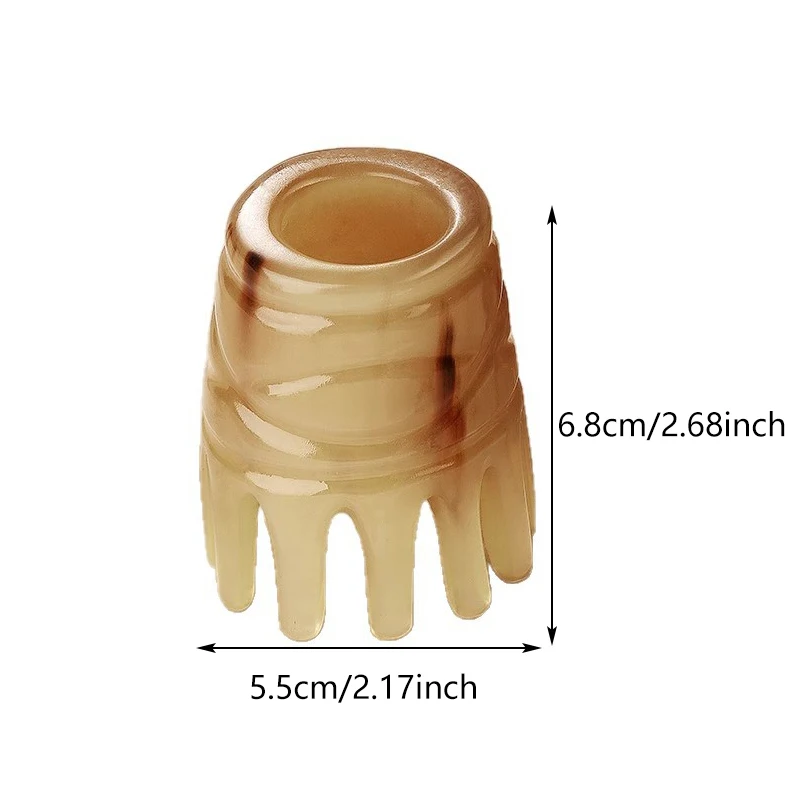 صالون تصفيف الشعر الاحترافي لتدليك فروة الرأس ومضاد لتساقط الشعر وأمشاط واسعة الأسنان لوصلات الشعر