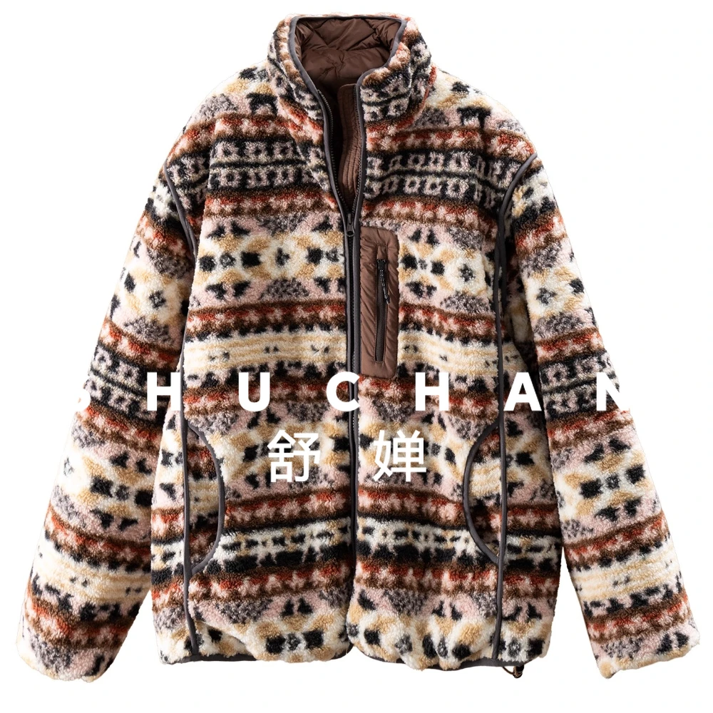 

Fair Island Lamb Wool 90 White Goose Down Female 92E0 Casaco Feminino De Inverno Super Quente