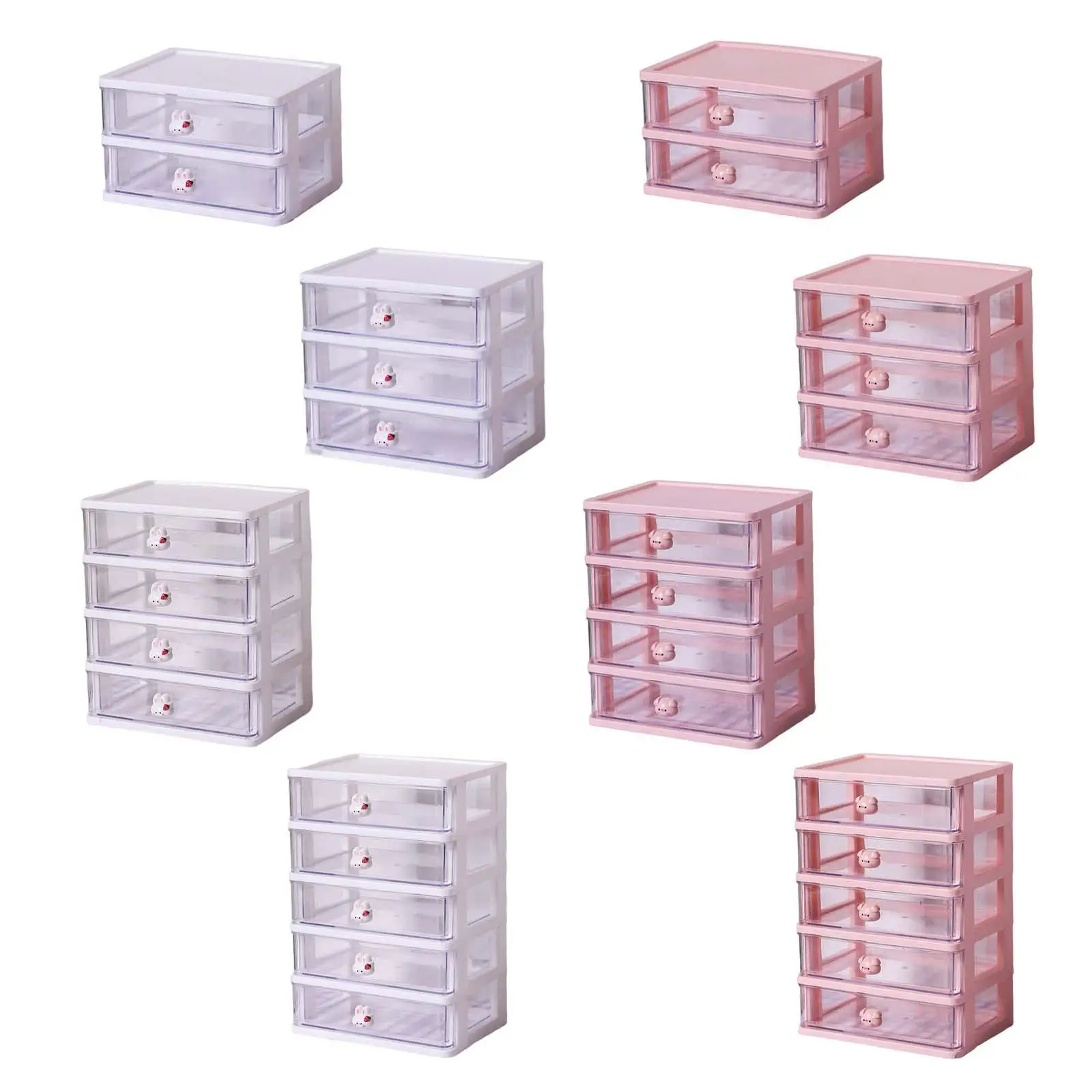 Desk Organizer with Drawer Desk Storage Boxes Container for Bathroom Office