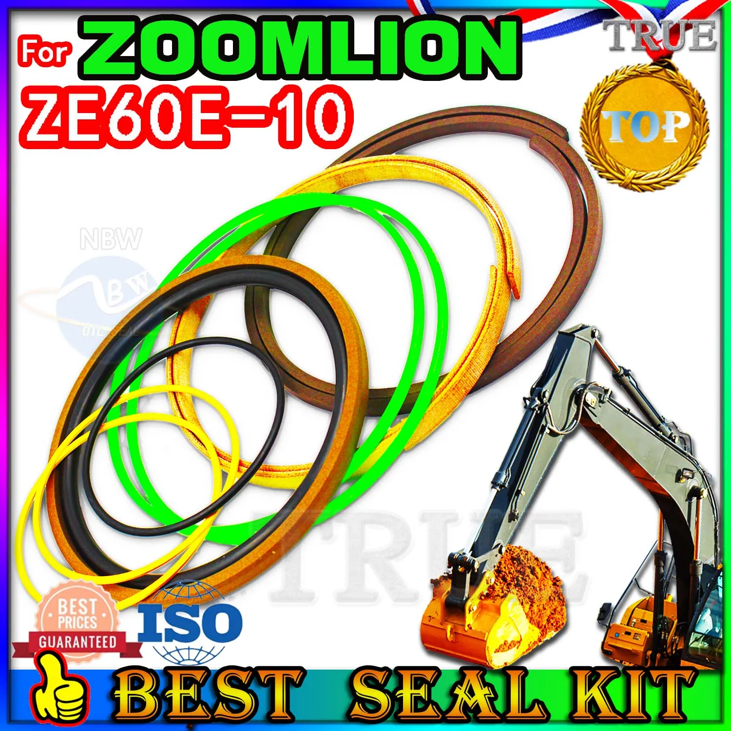 For ZOOMLION ZE60E-10 Oil Seal Repair Kit Boom Arm Bucket Excavator Hydraulic Cylinder ZE60E 10 Maintenance Floating Rebuild