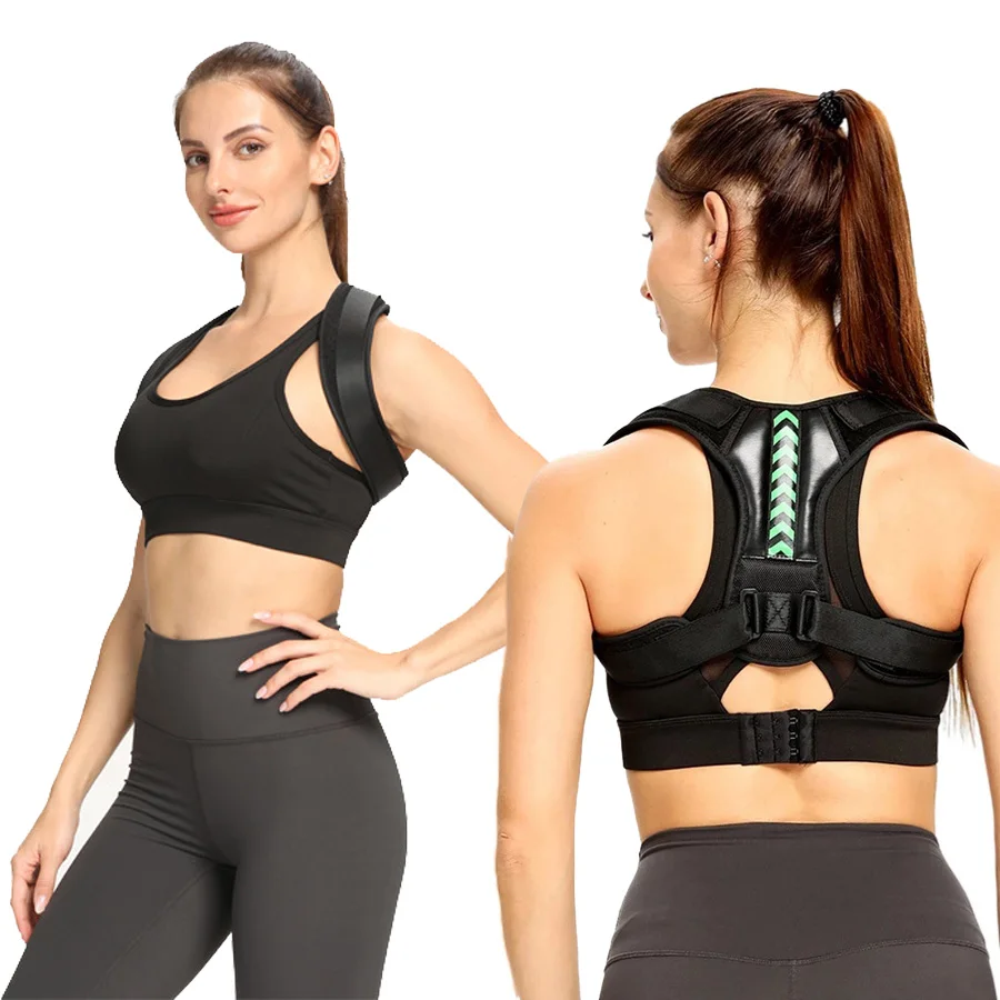 

Posture Corrector for Women and Men, Adjustable Upper Back Brace and Shoulder Brace Straightener to Reveal Discomfort from Neck