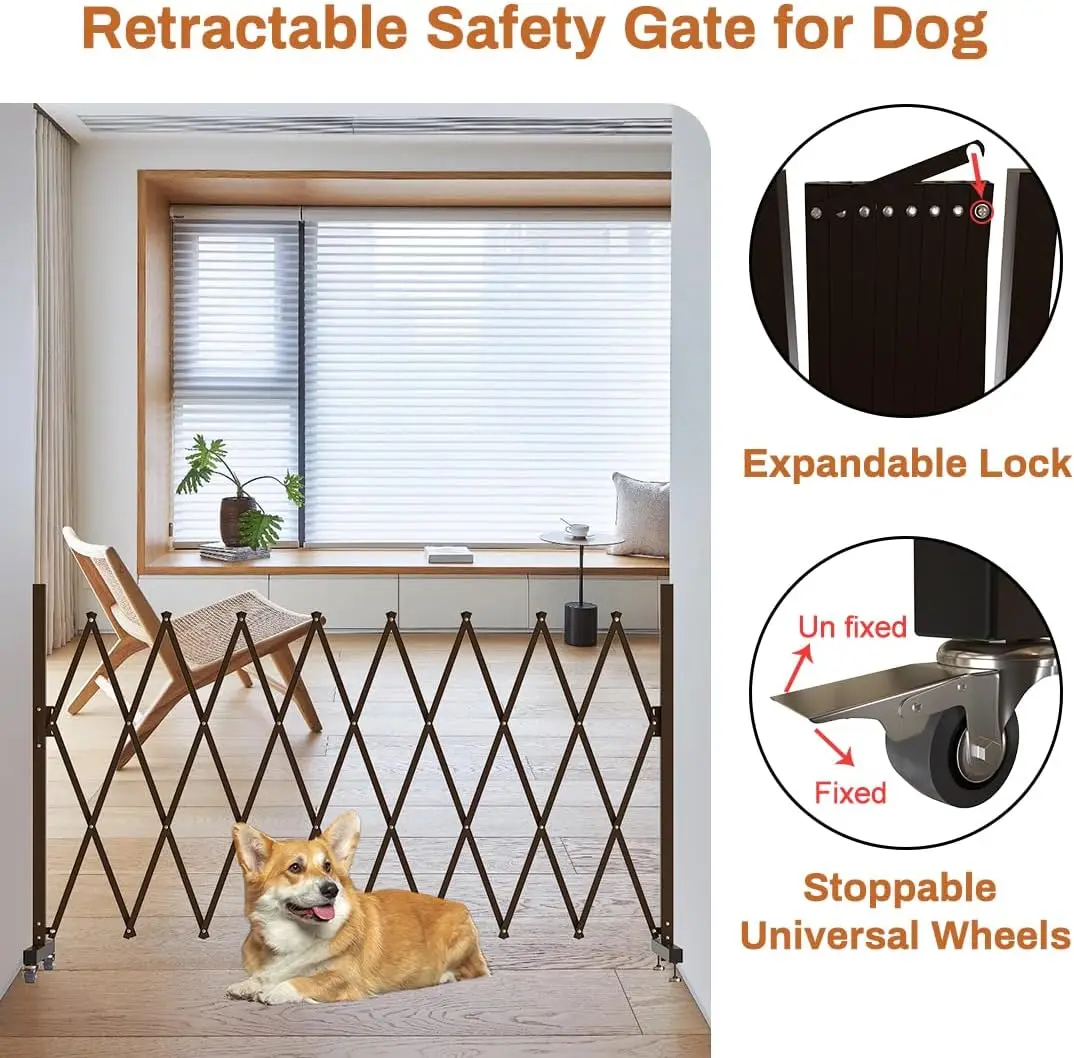 Tsayawa Retractable Outdoor Dog Gate 129