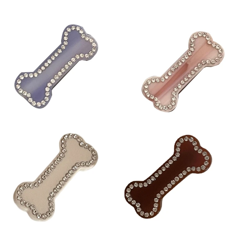 Bone Hair Clip Bone Bobby Pin Bone Barrettes for Girl Bone Shape Hair Clip y2k Hair Bangs Clip Bb Hair Clip Bone Hairpin