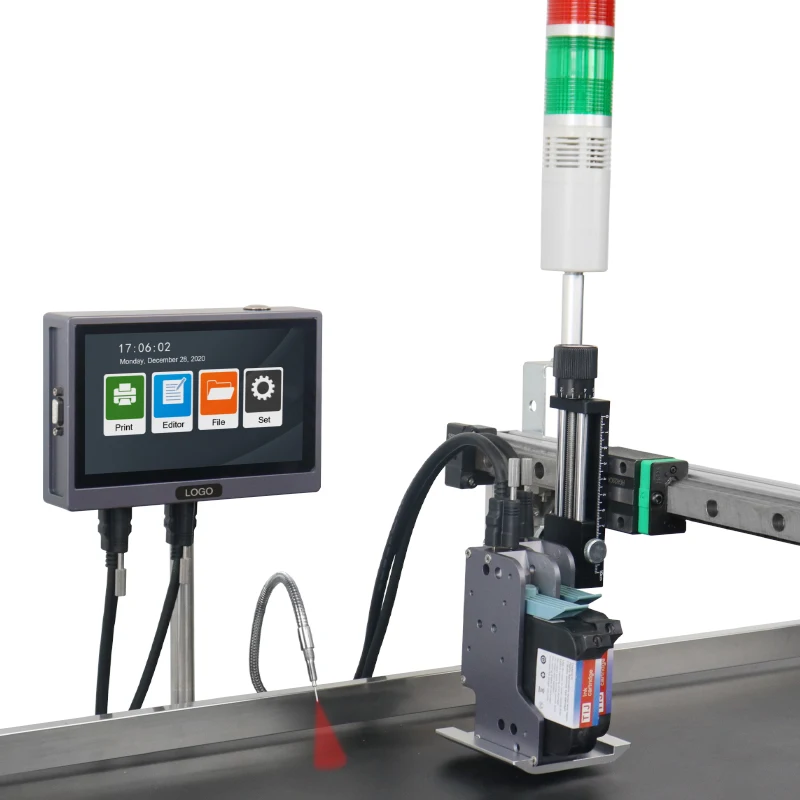 

S20-2 Картонная упаковка Тканая сумка Производственная линия Ткань Набор чернил Струйная печать Двухдиапазонный код Логотип 25,4 мм Струйные принтеры