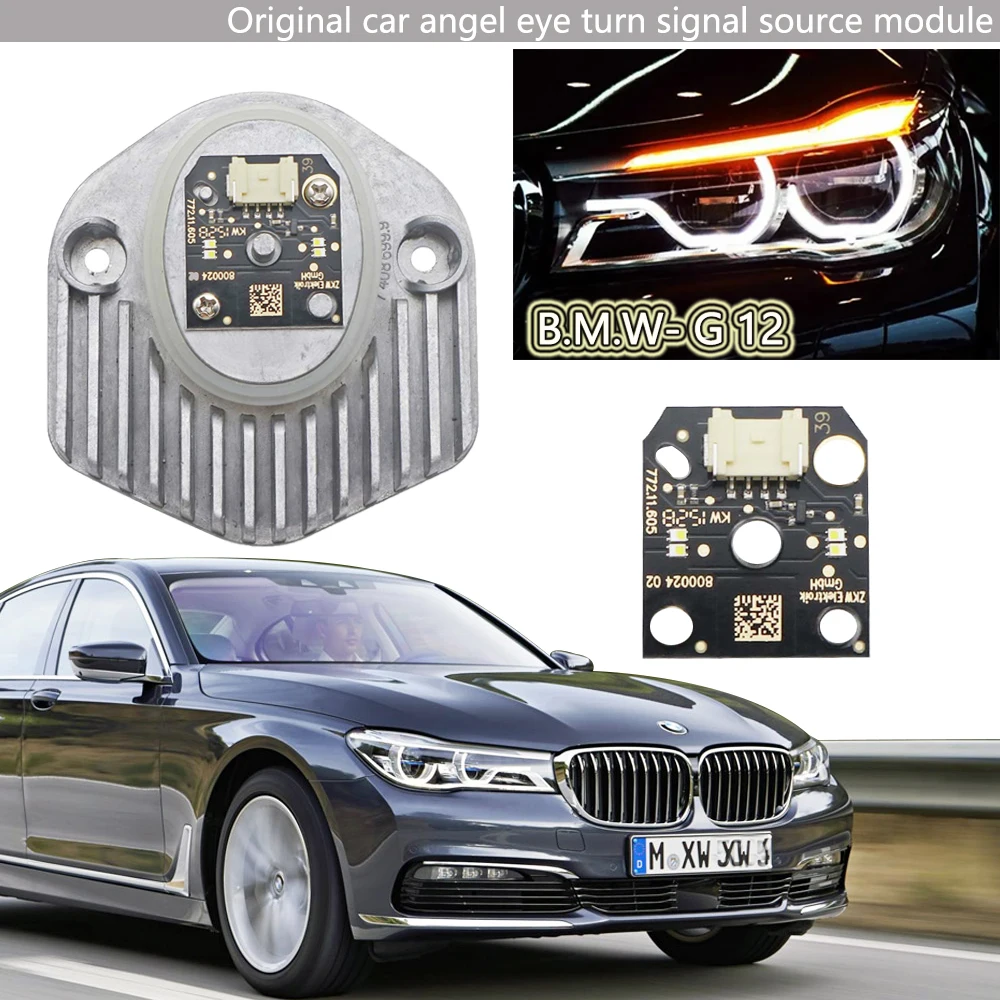 

New Angel Eye LED Headlight Control Module LED Headlight Ballast for BMW 7 Series G11 G12 2014-2019 OE: 63117440361