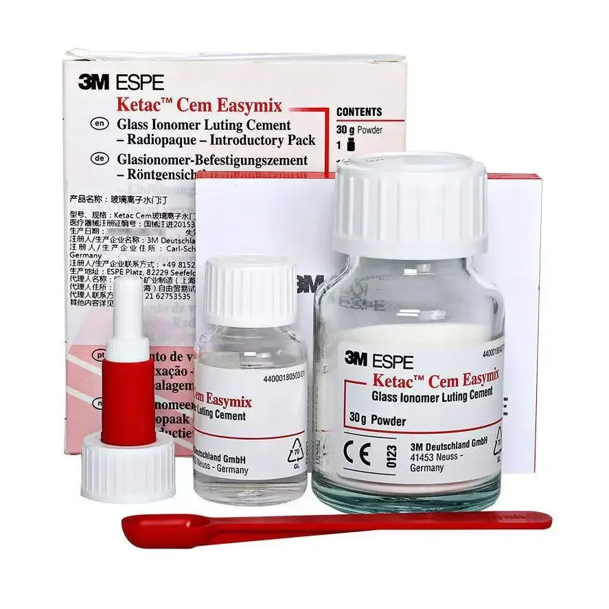 

Dental Speed Adjustment Spirit 3M Glass Ionomer Cement Dental Restoration Adhesive Material 30g Powder/ 15ml Liquid Laboratory